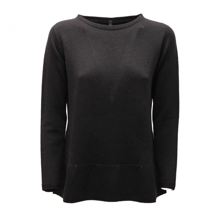 2855AP maglione donna BREBIS NOIR woman sweater black