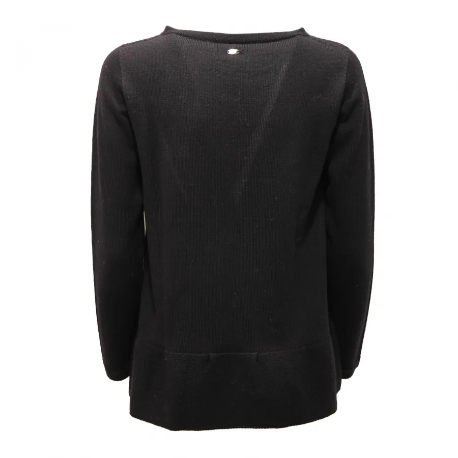 2855AP maglione donna BREBIS NOIR woman sweater black