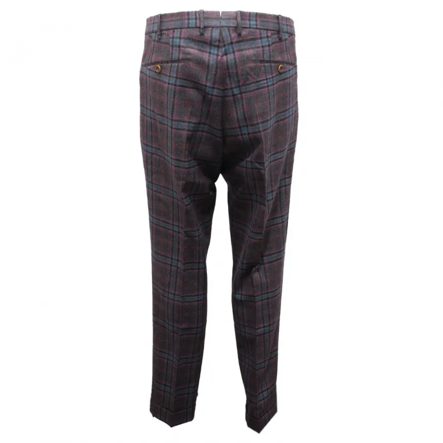 4945AL pantalone uomo PT TORINO man wool trouser grey