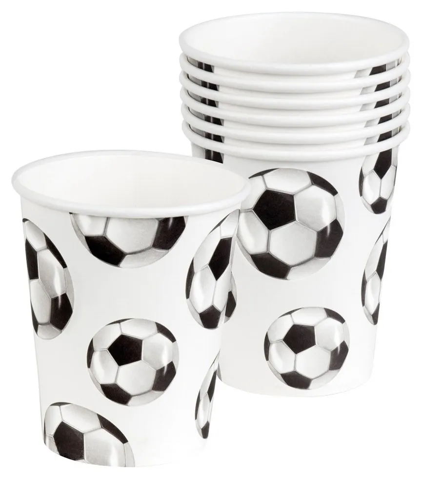 6 bicchieri calcio