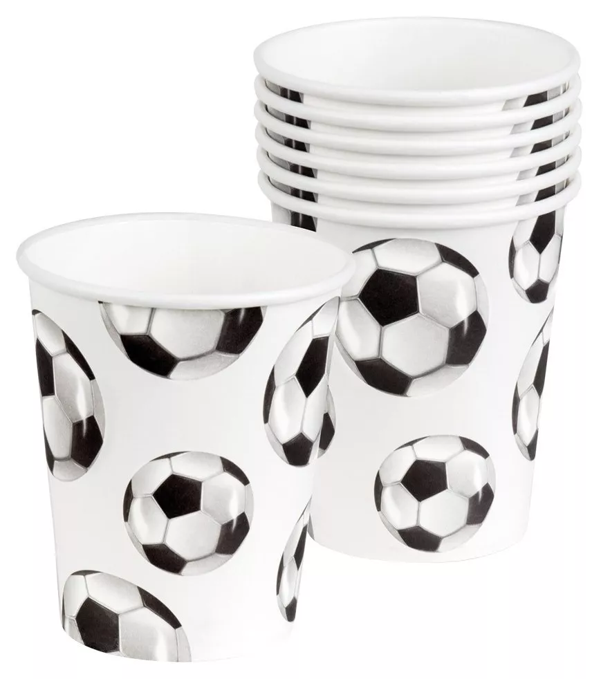 6 bicchieri calcio