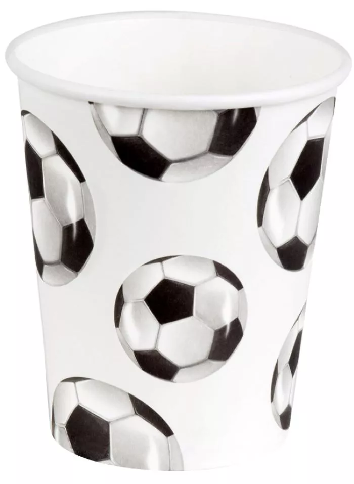 6 bicchieri calcio
