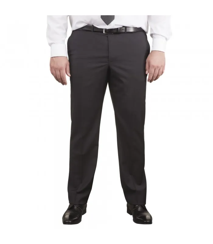 Abito nero in lana marzotto super 100's natural stretch taglie forti