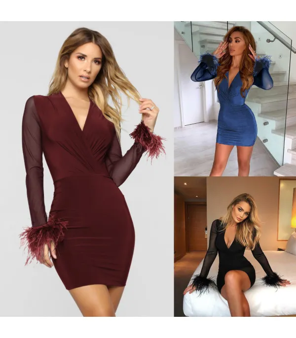 Abito polsini frou-frou