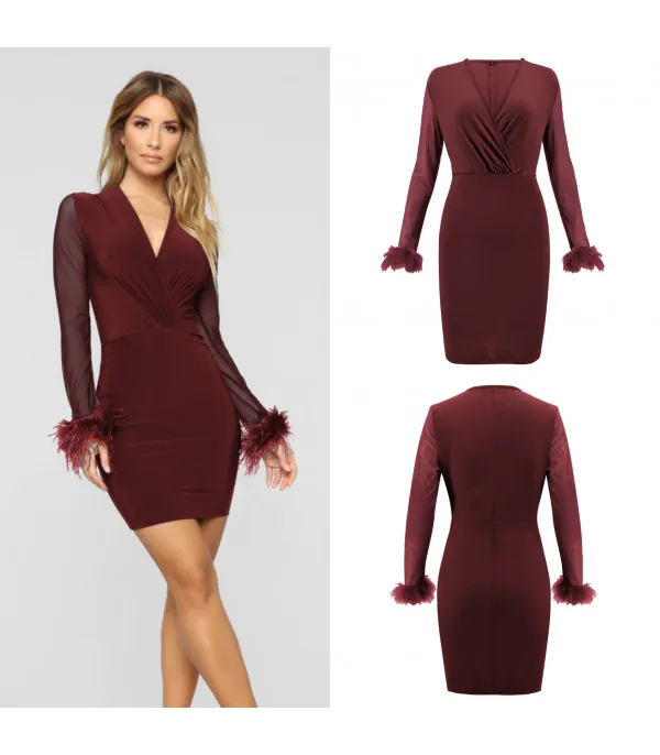 Abito polsini frou-frou