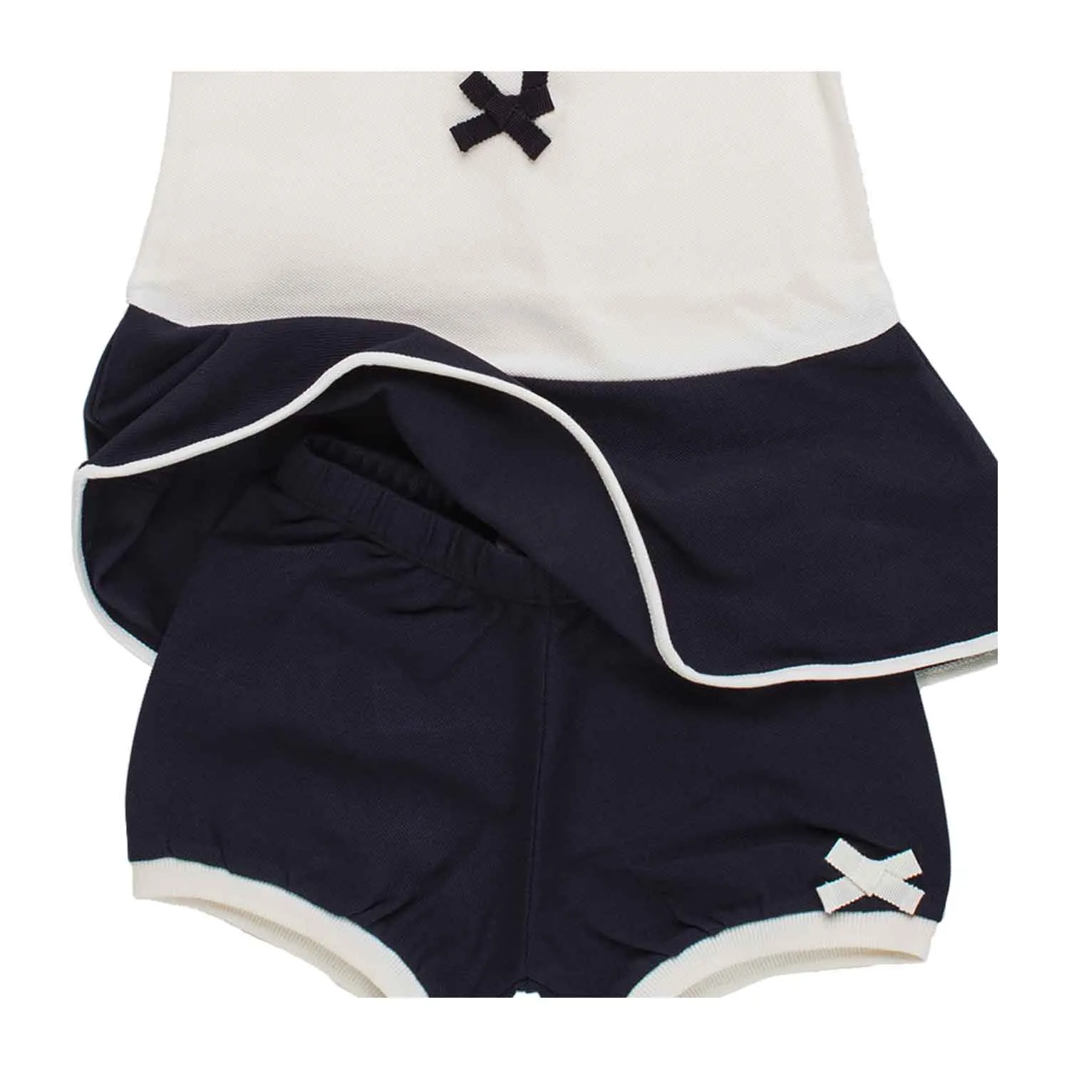 Abito Sailor Bimba Bianco Blu