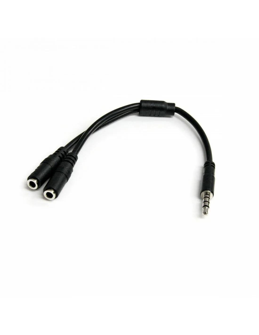 Adattatore Audio Jack Startech MUYHSMFF             Nero 0,2 m