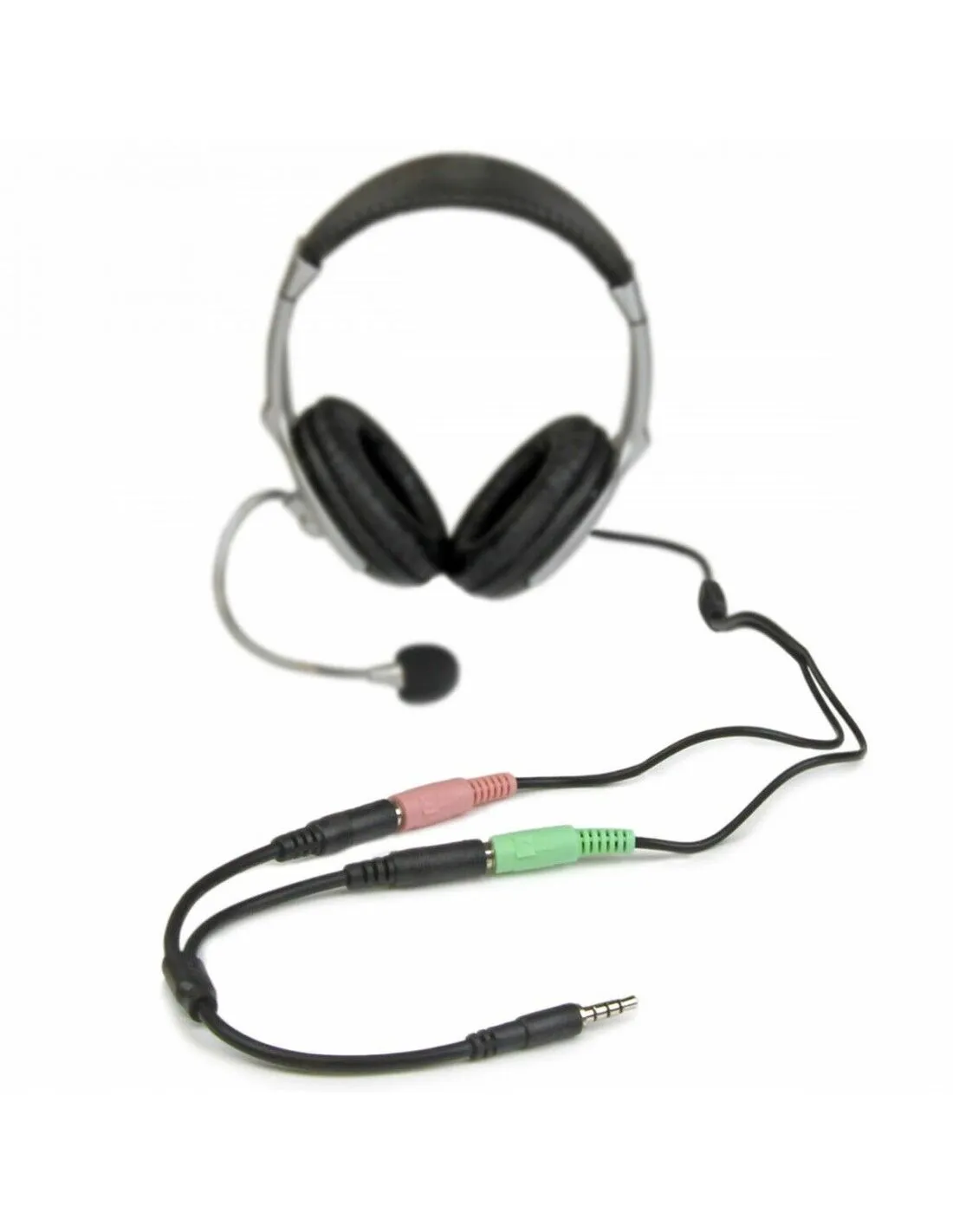 Adattatore Audio Jack Startech MUYHSMFF             Nero 0,2 m