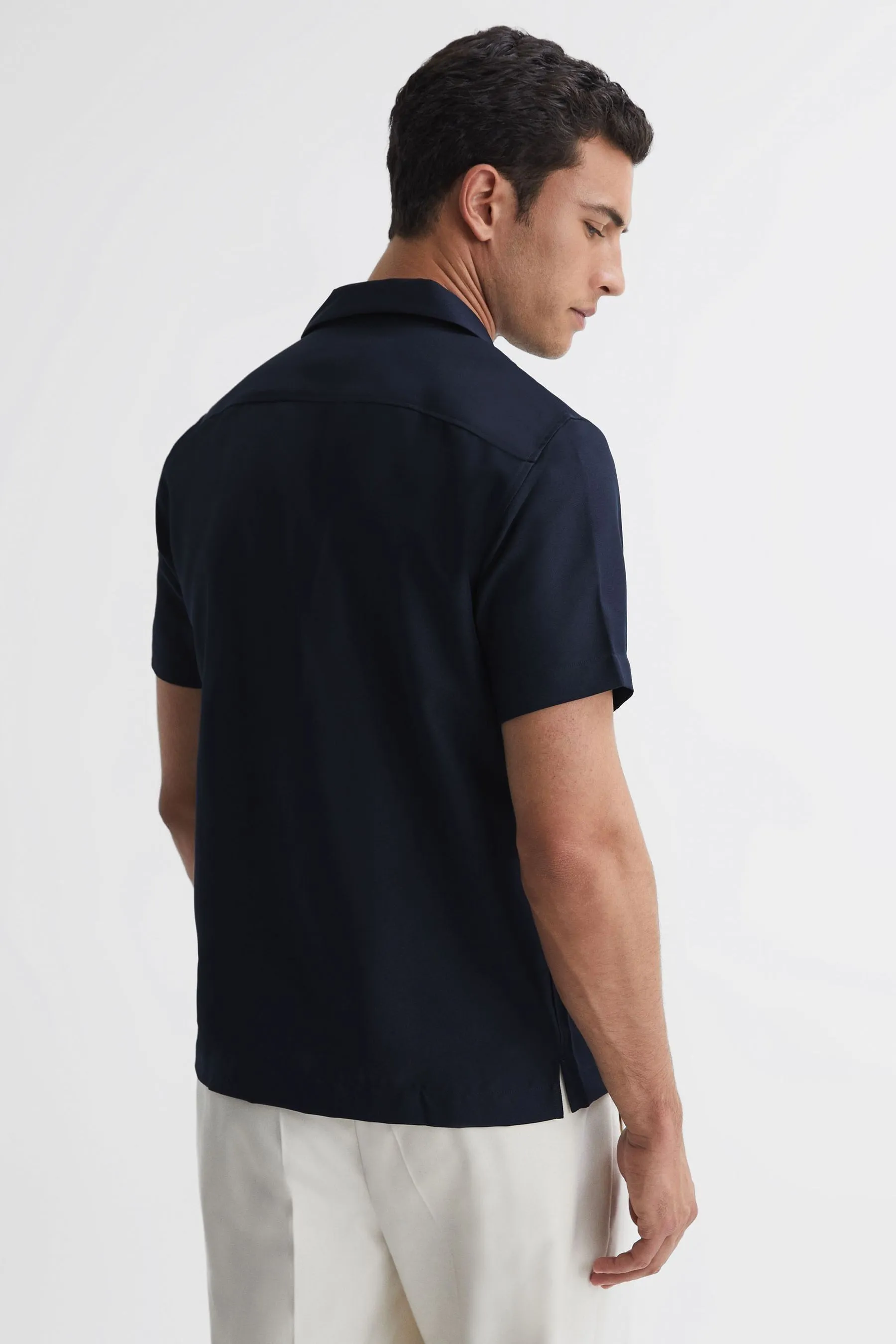 Adoi tokyo - Camicia con bottoni e colletto cubano    