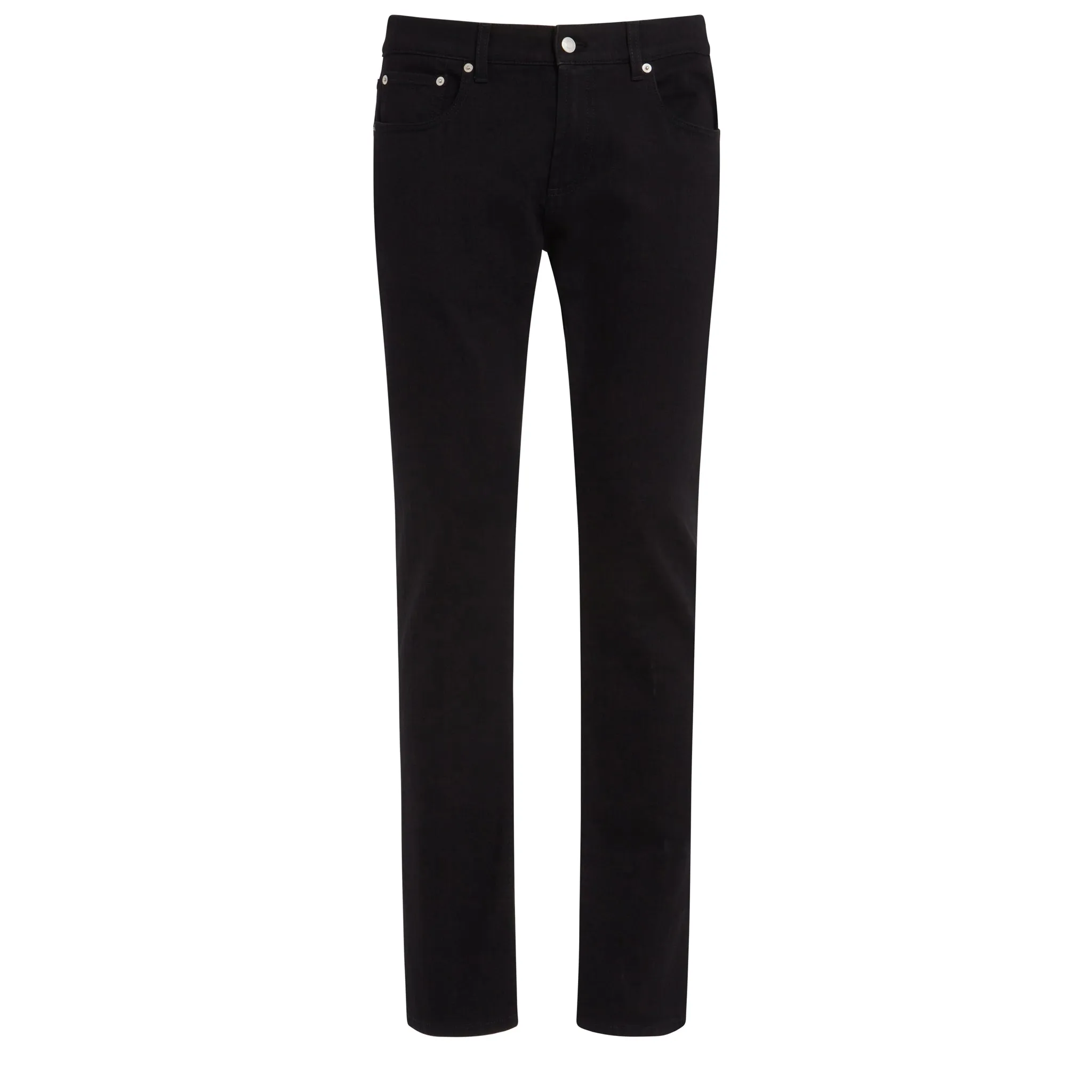 ALEXANDER MCQUEEN  Jeans in cotone nero