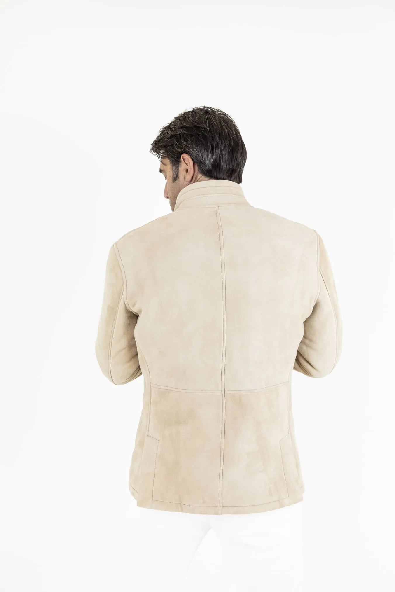 ALFREDO RIFUGIO Shearling Superlight Beige Chiaro