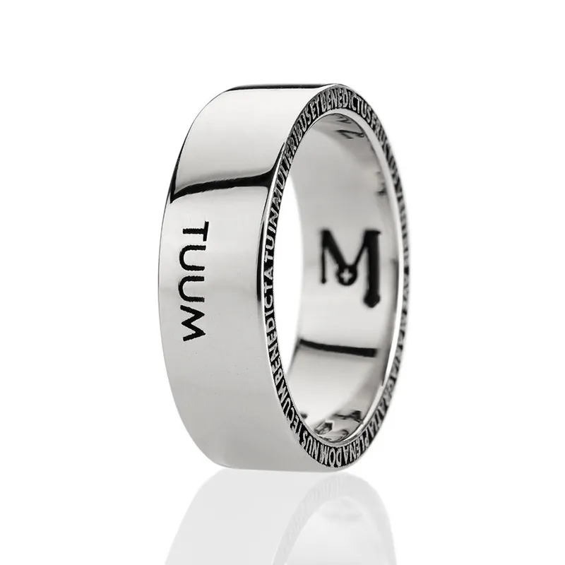 Anello numero uno in argento Tuum