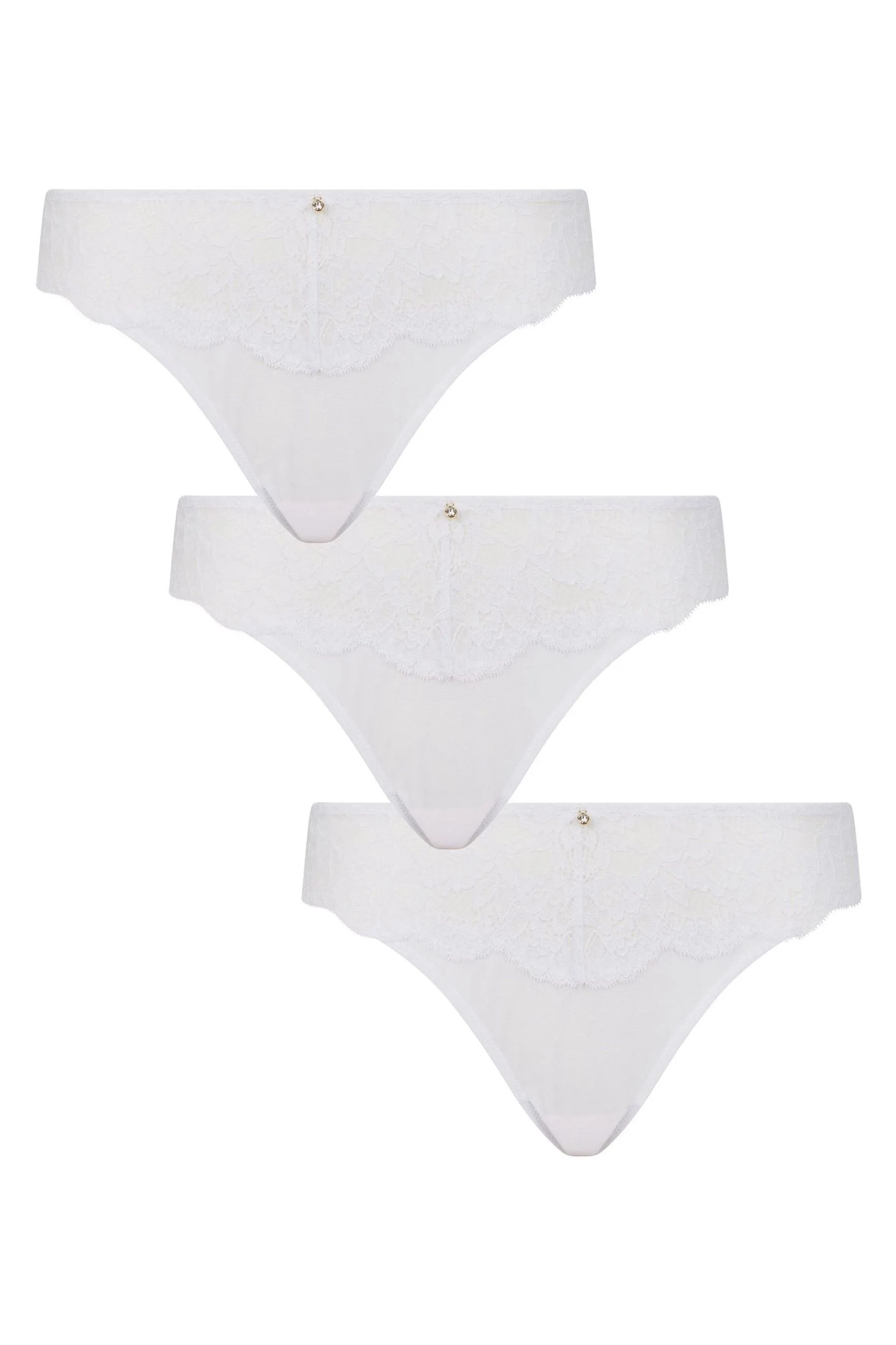 Ann Summers Sexy Lace Planet Thongs 3 Pack    