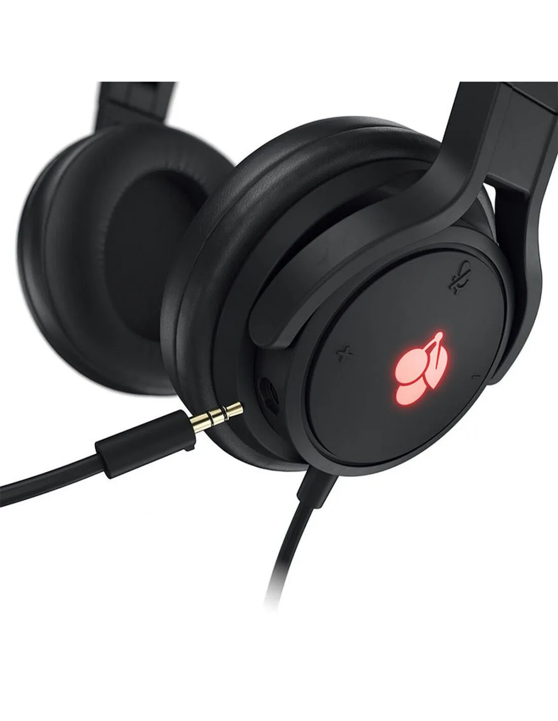Auricolari con Microfono Cherry JA-2200-2 Nero