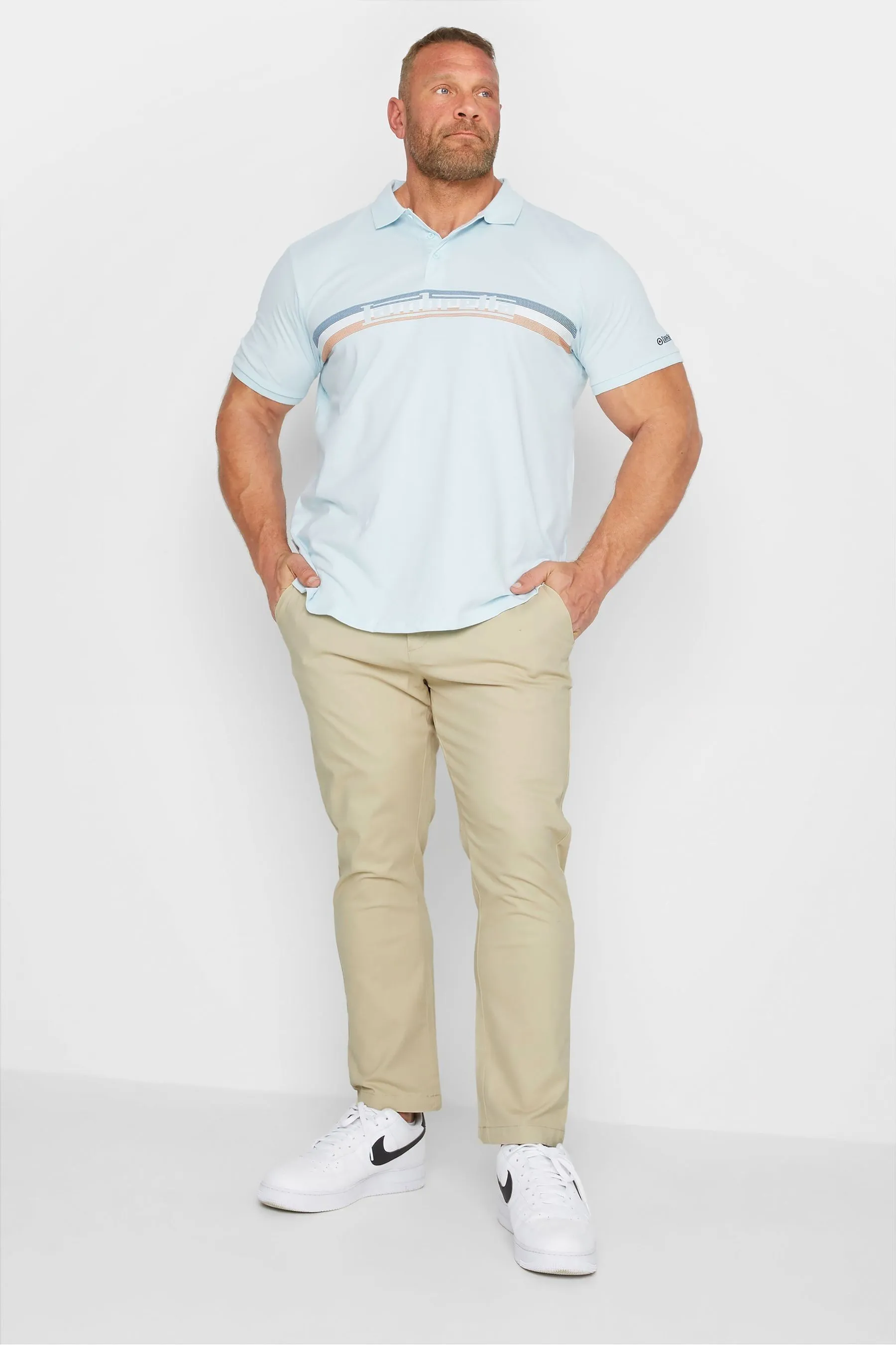 BadRhino Big & Tall - Pantaloni chino elasticizzati