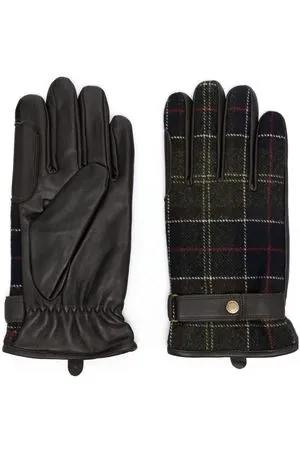 BARBOUR Accessori,Guanti Guanti marrone e verde 