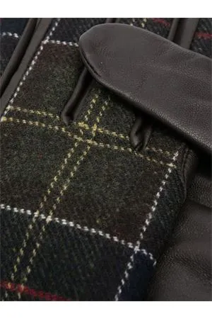 BARBOUR Accessori,Guanti Guanti marrone e verde 