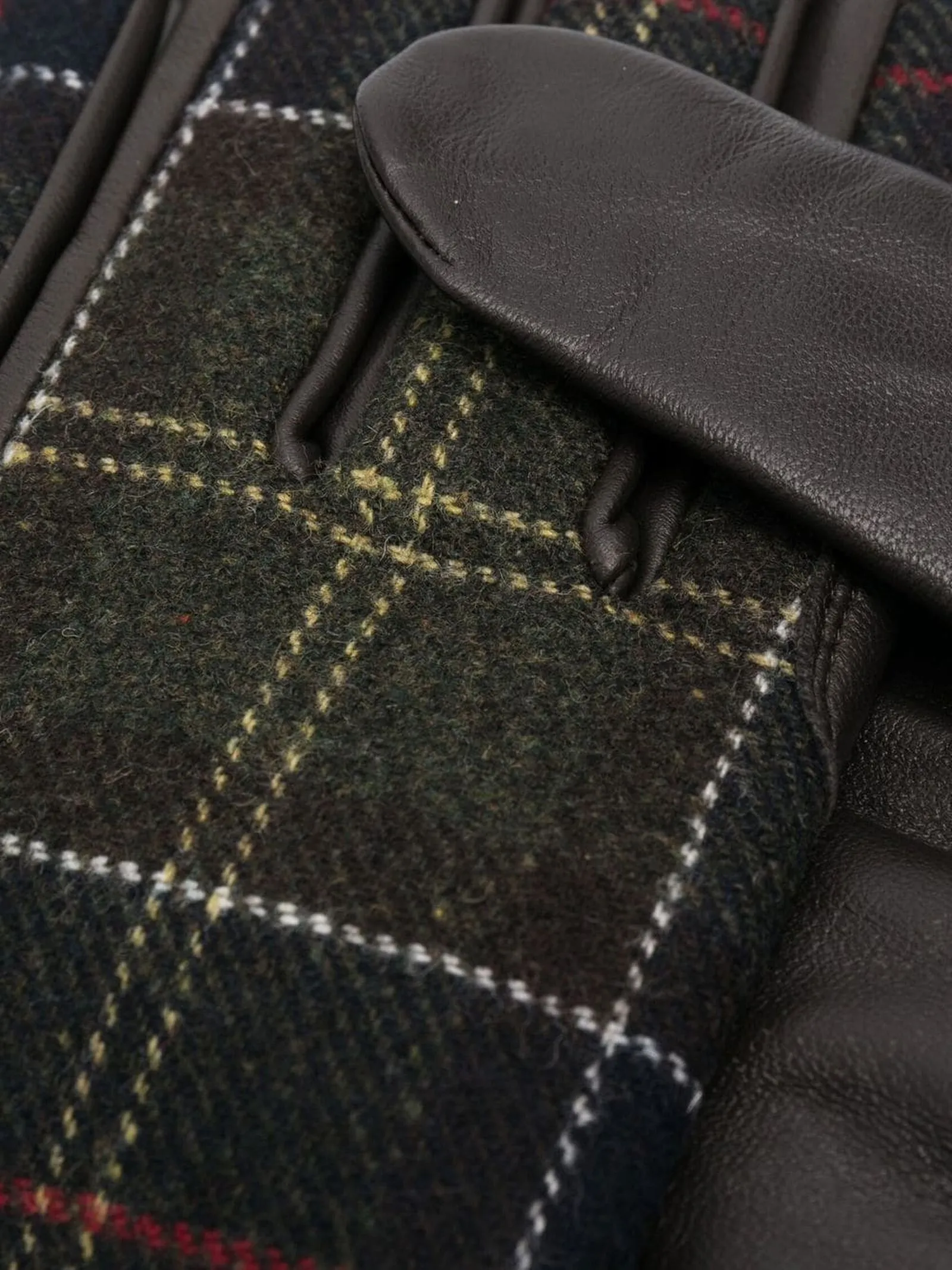 BARBOUR Accessori,Guanti Guanti marrone e verde 