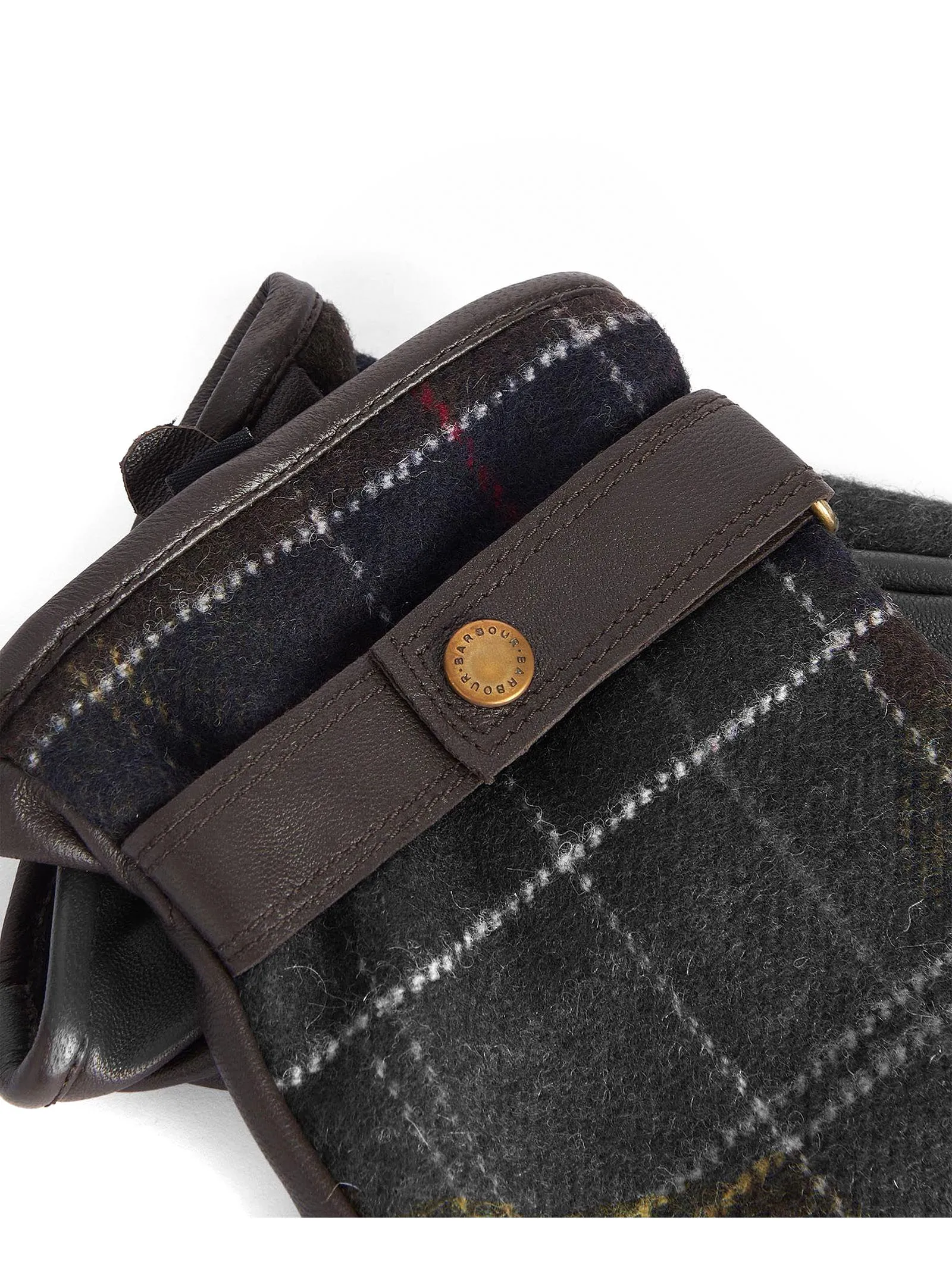 BARBOUR Accessori,Guanti Guanti marrone e verde 