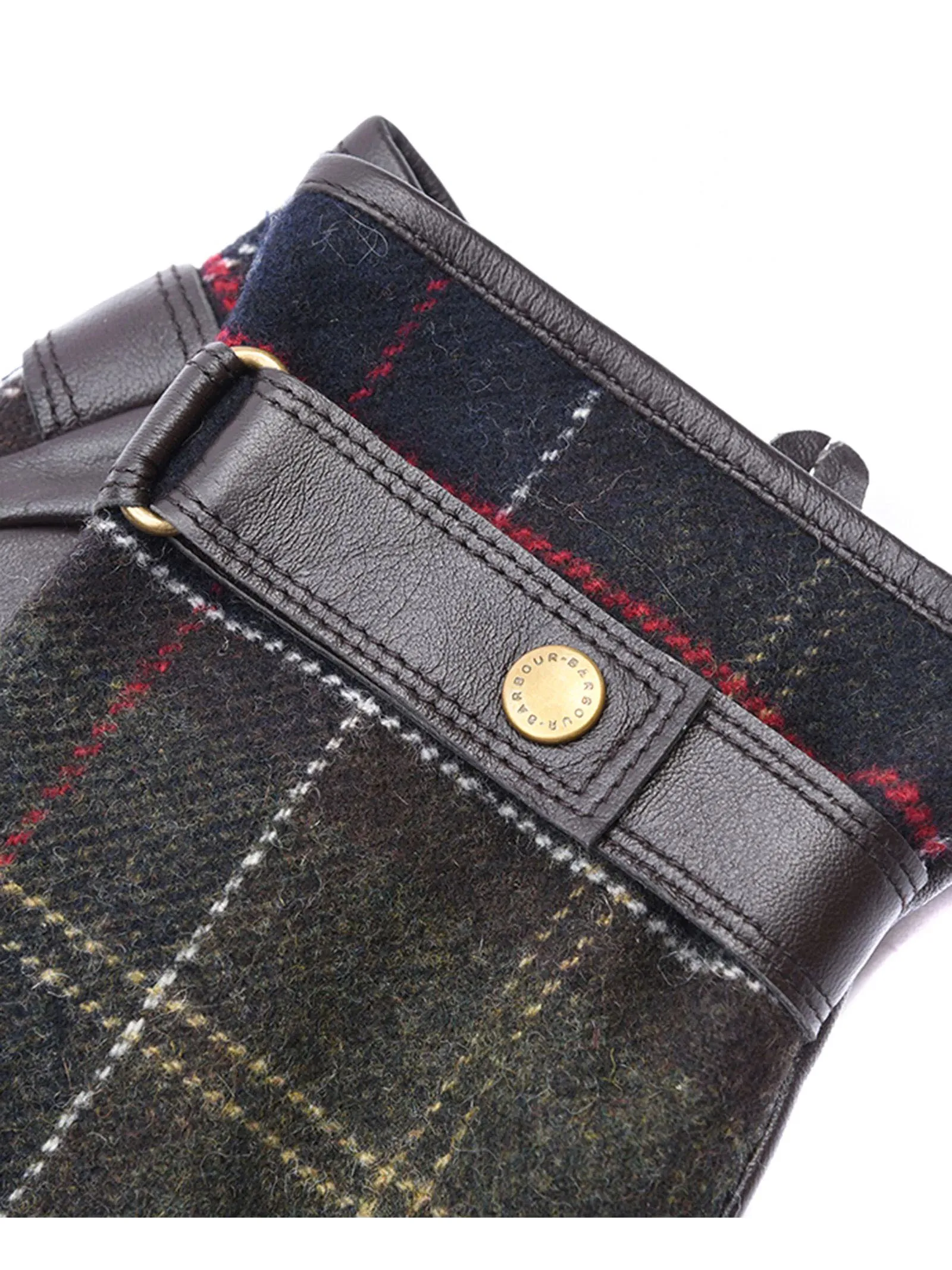 BARBOUR Accessori,Guanti Guanti marrone e verde 