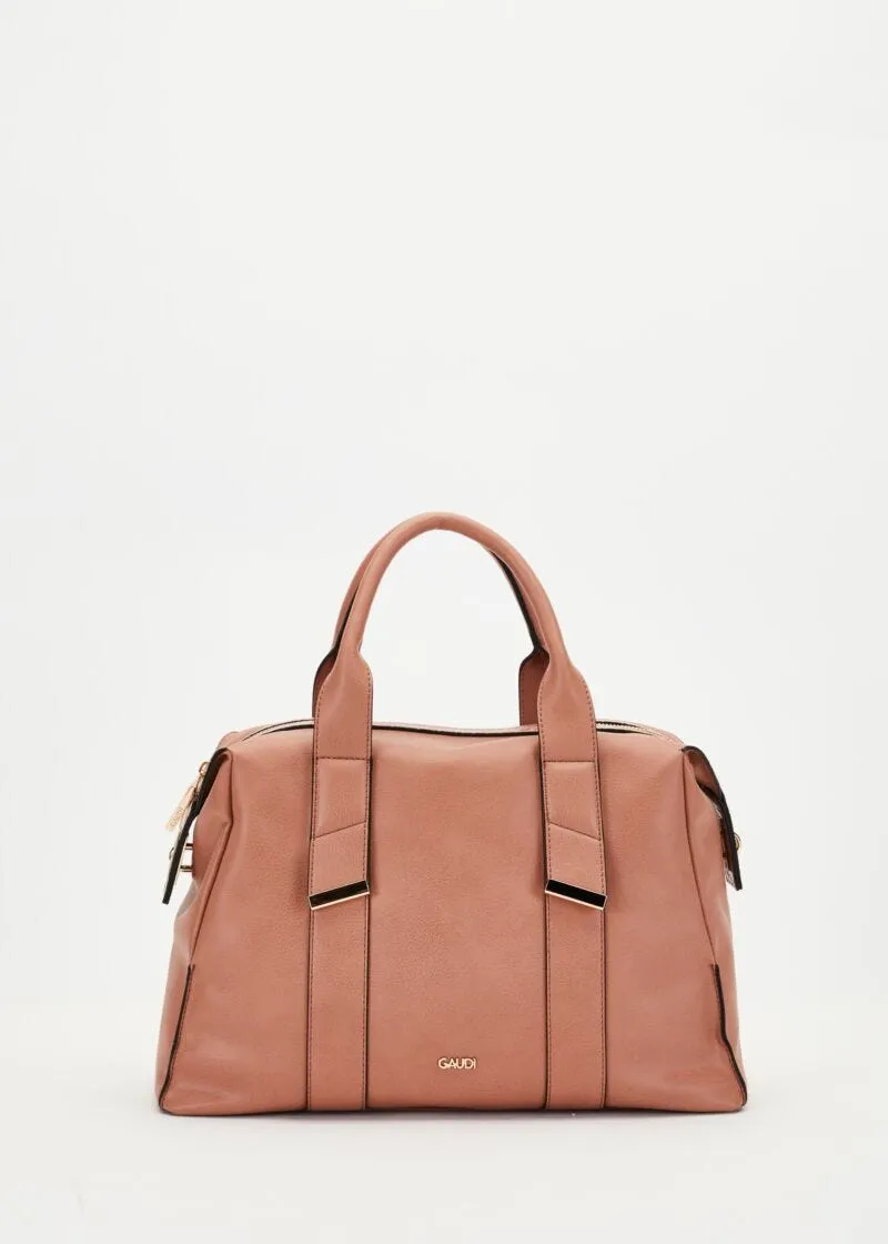 Bauletto effetto pelle