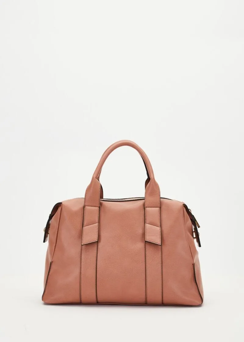 Bauletto effetto pelle