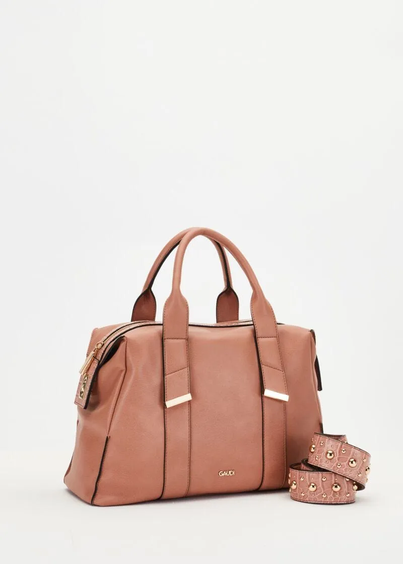 Bauletto effetto pelle