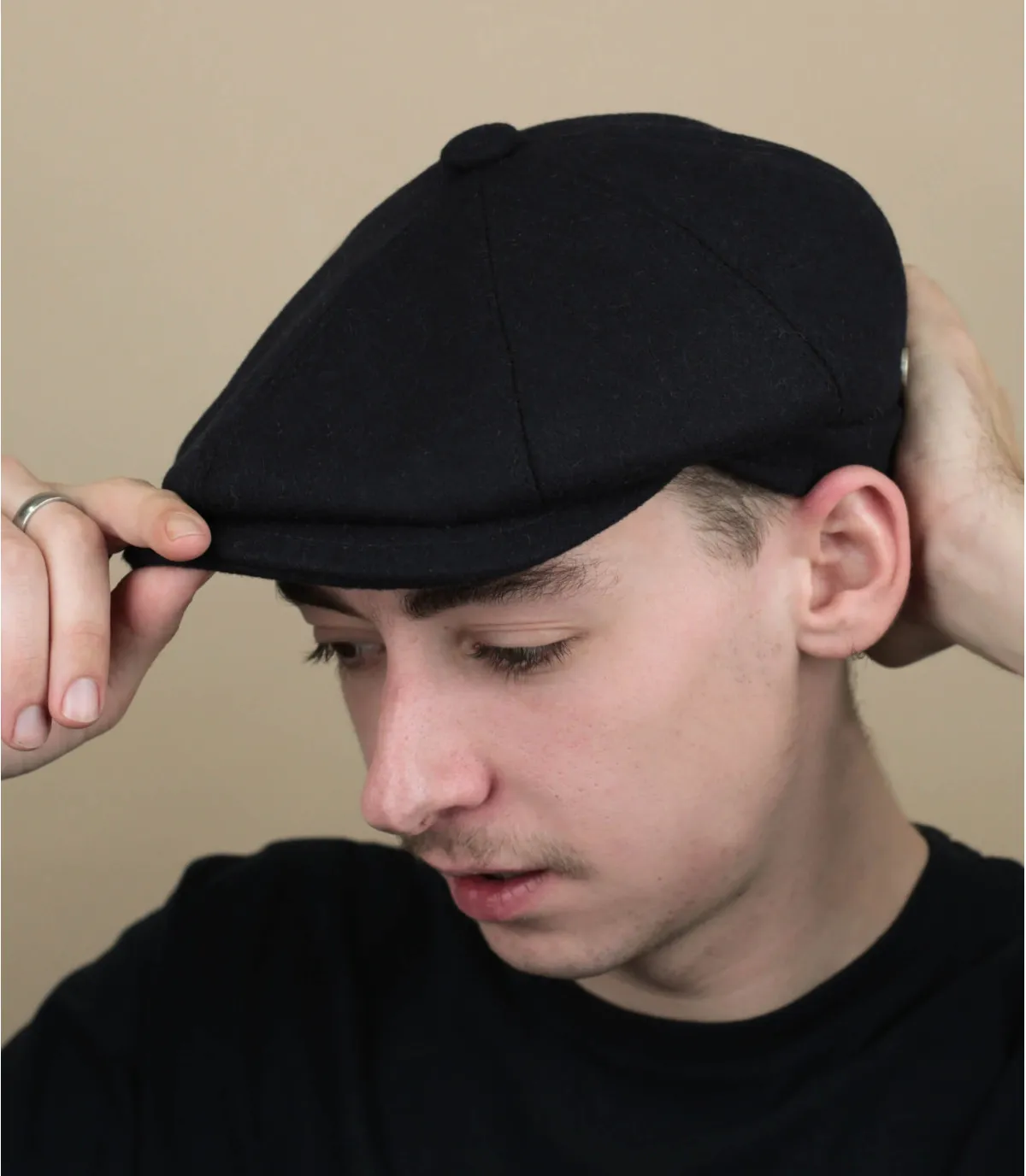 berretto gavroche blu navyHorace navy     