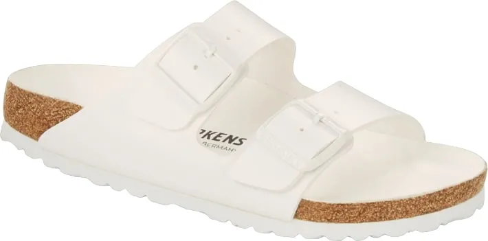 Birkenstock Sandalo Donna Arizona Birko Flor (Calzata Stretta) Bianco