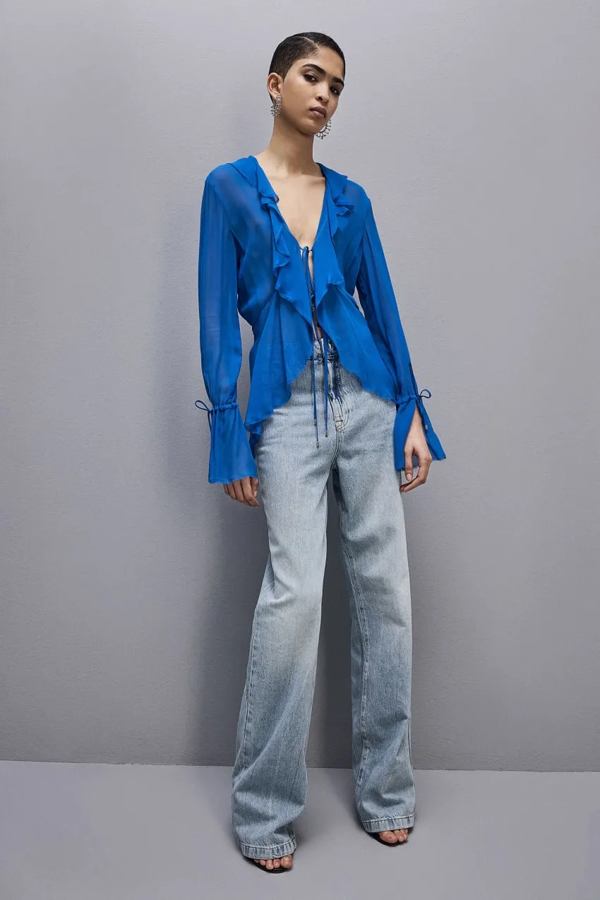 Blusa in chiffon     