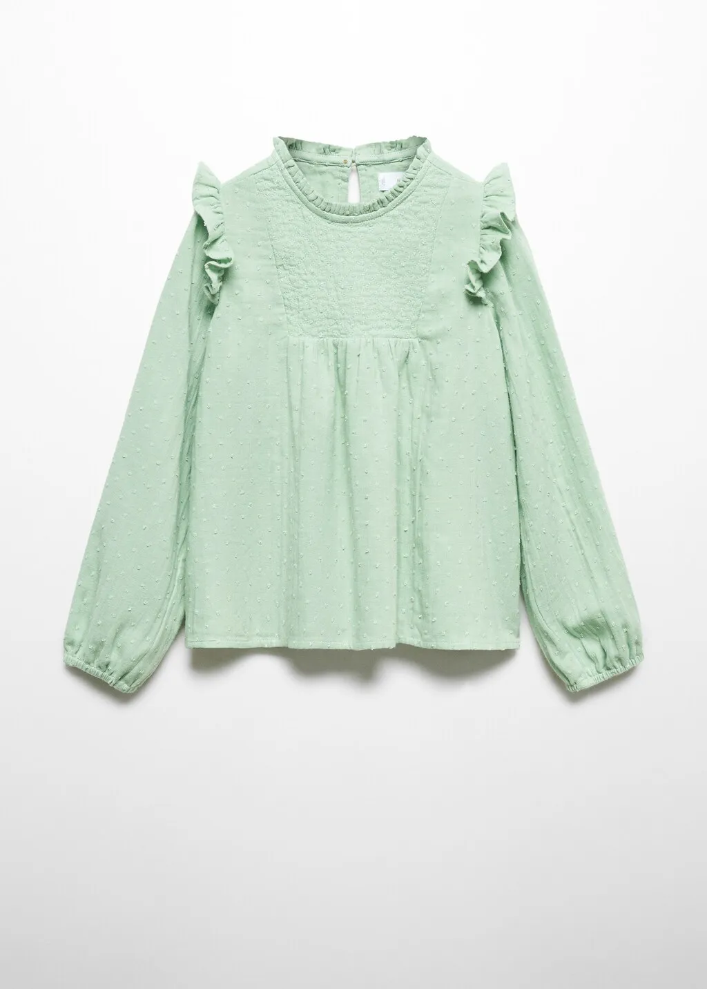 Blusa ricamata cotone