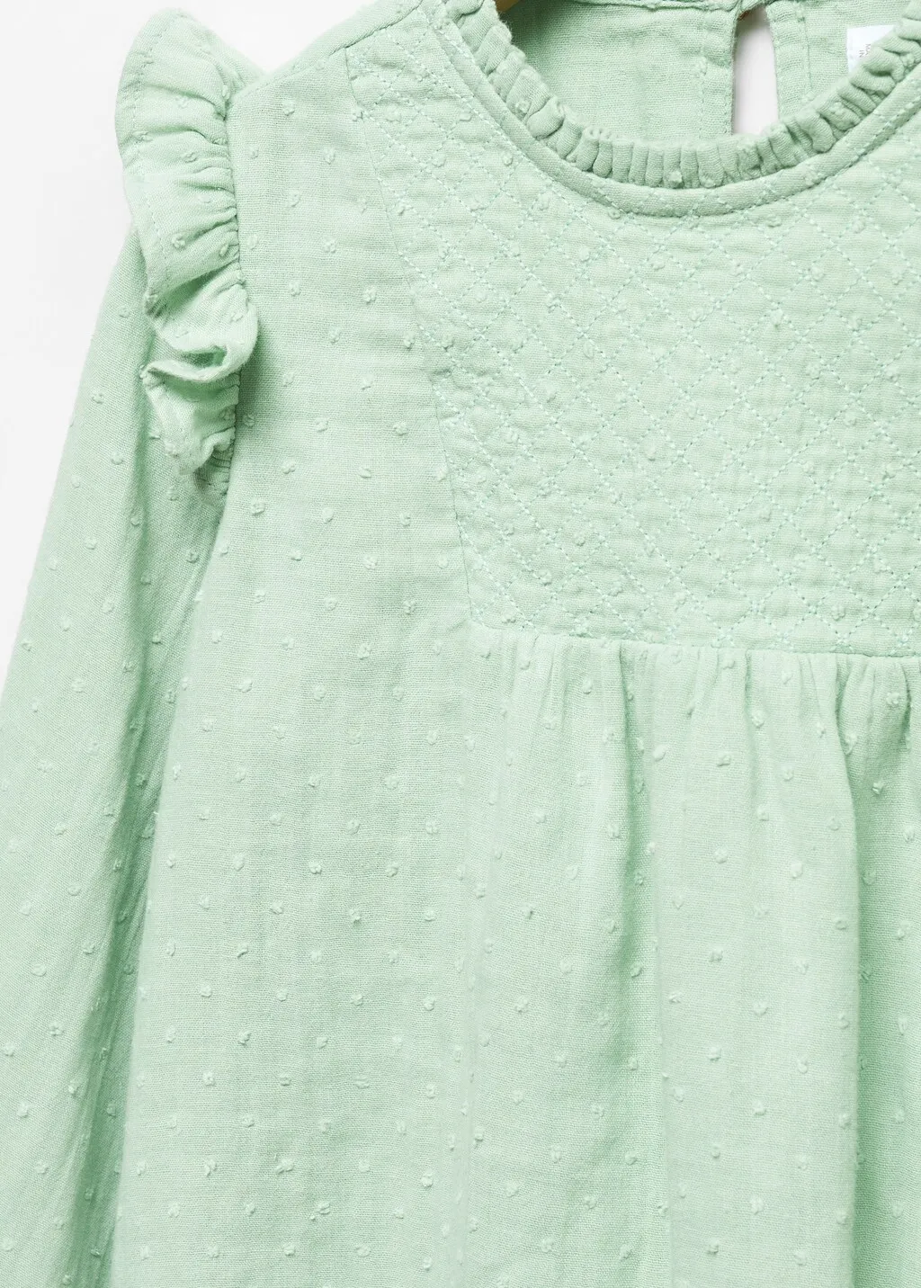Blusa ricamata cotone