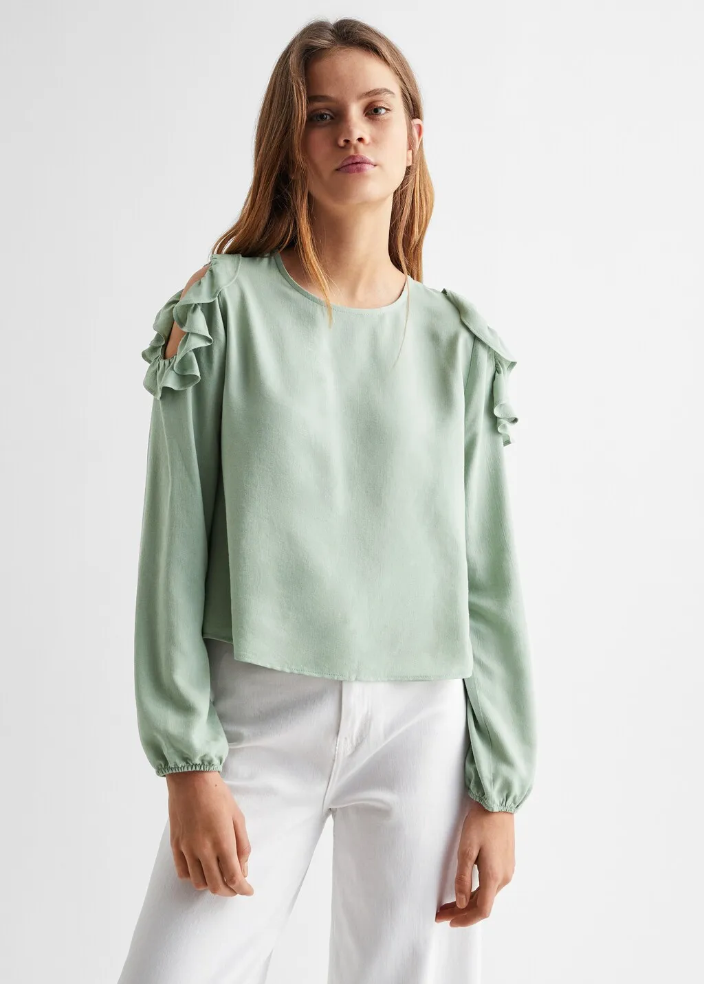 Blusa volants