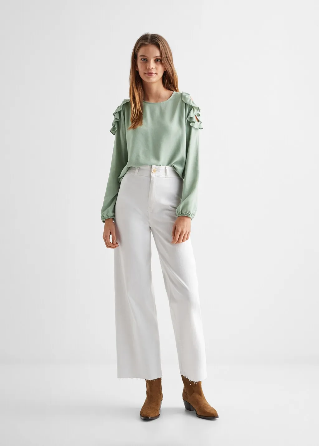 Blusa volants