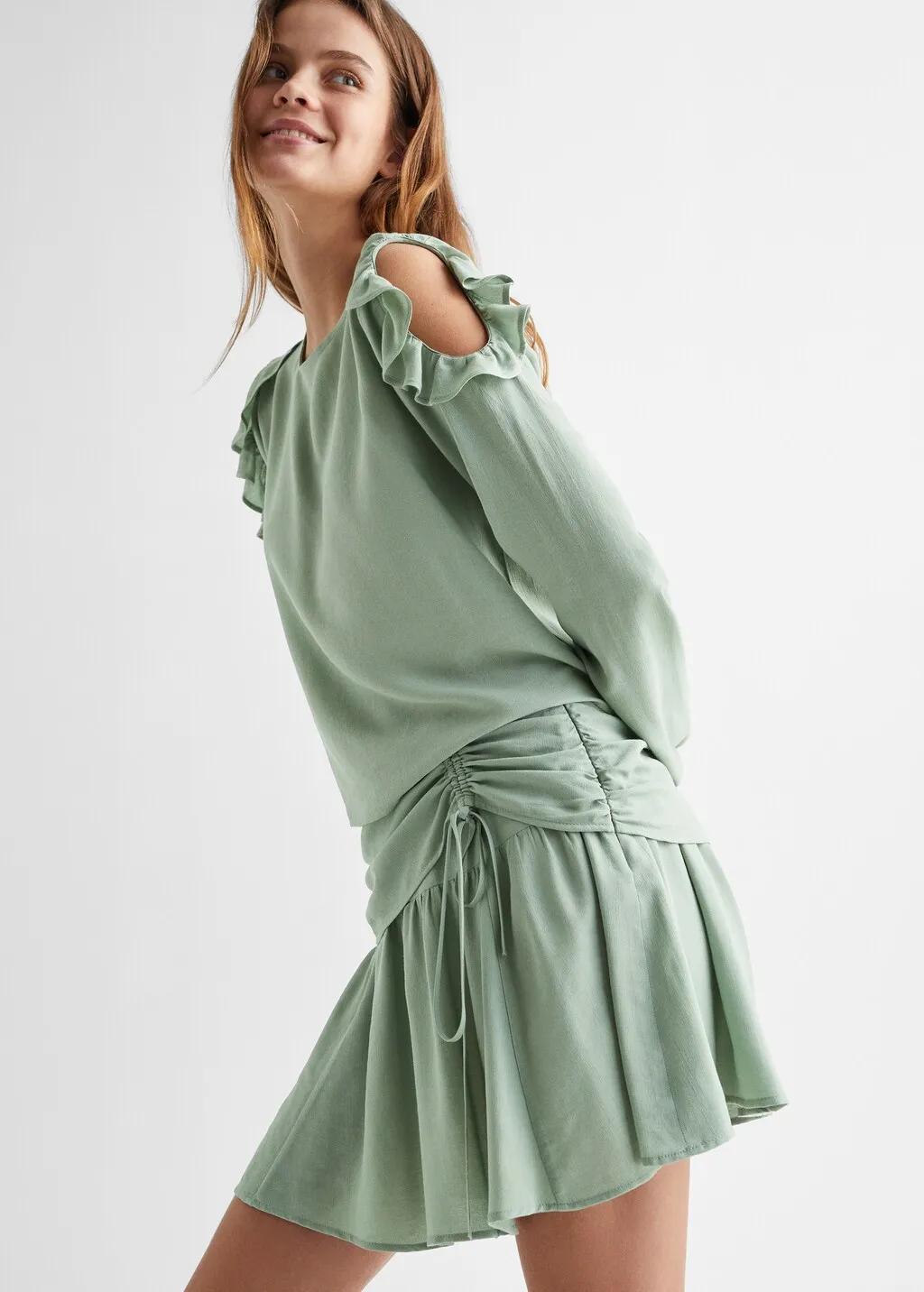 Blusa volants
