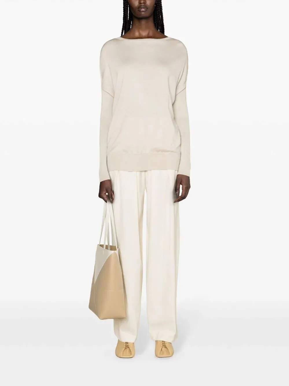 Boat-Neck Sweater