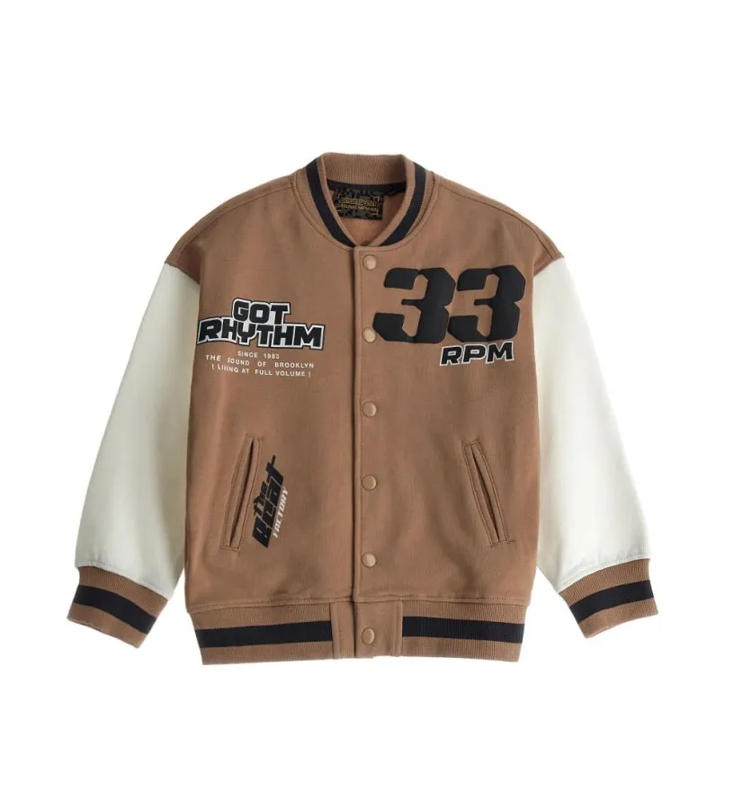 --Bomber oversize in cotone-