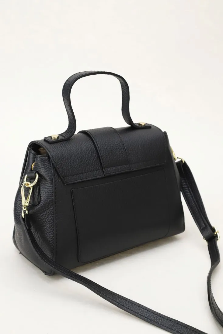Borsa a bauletto con manico e tracolla