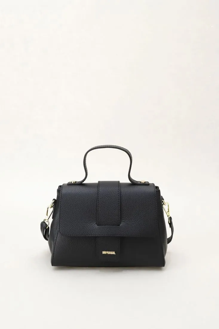 Borsa a bauletto con manico e tracolla