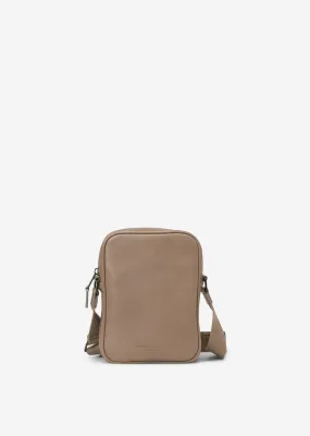Borsa a tracolla media in pelle bovina a grana fine