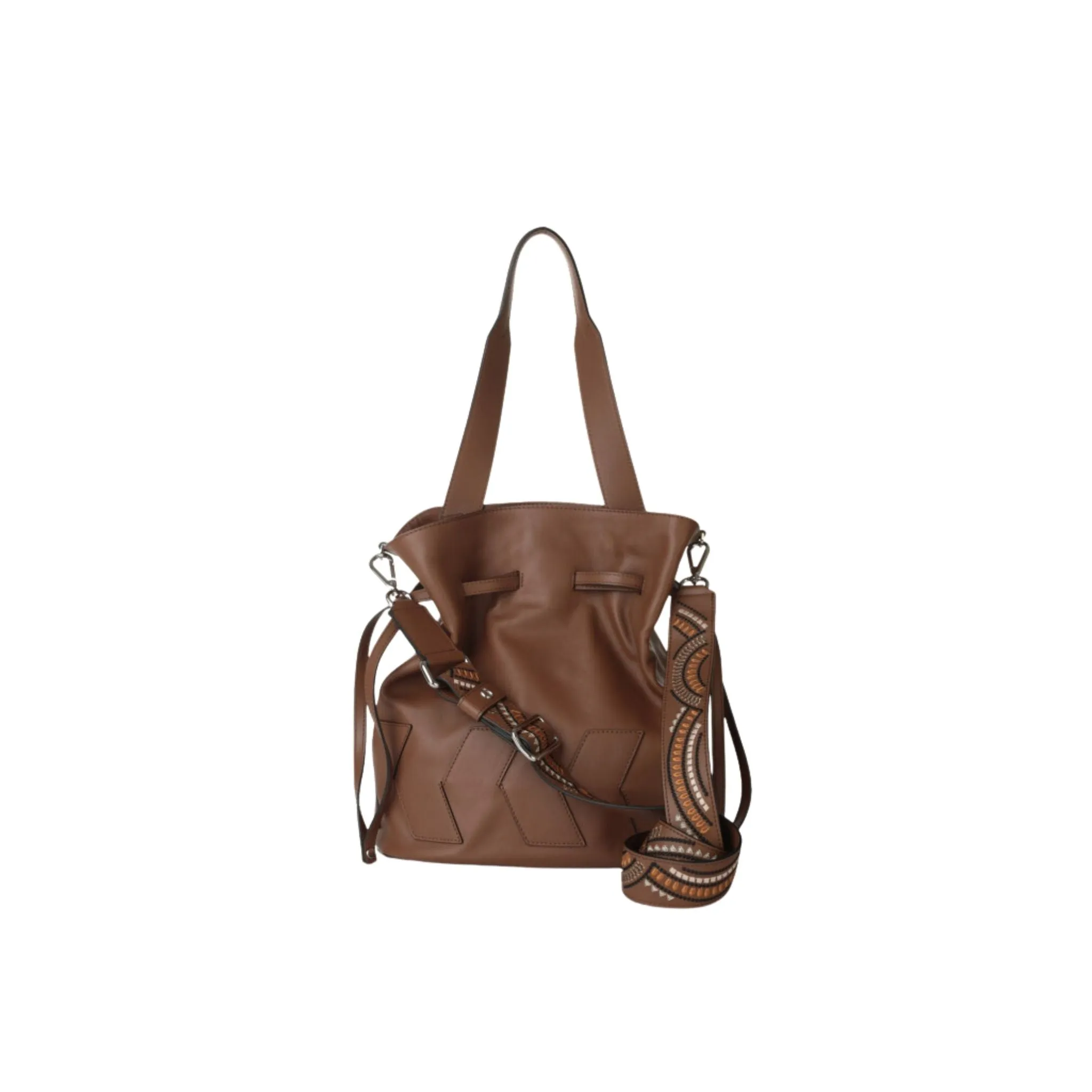 Borsa Donna in pelle martellata con tracolla