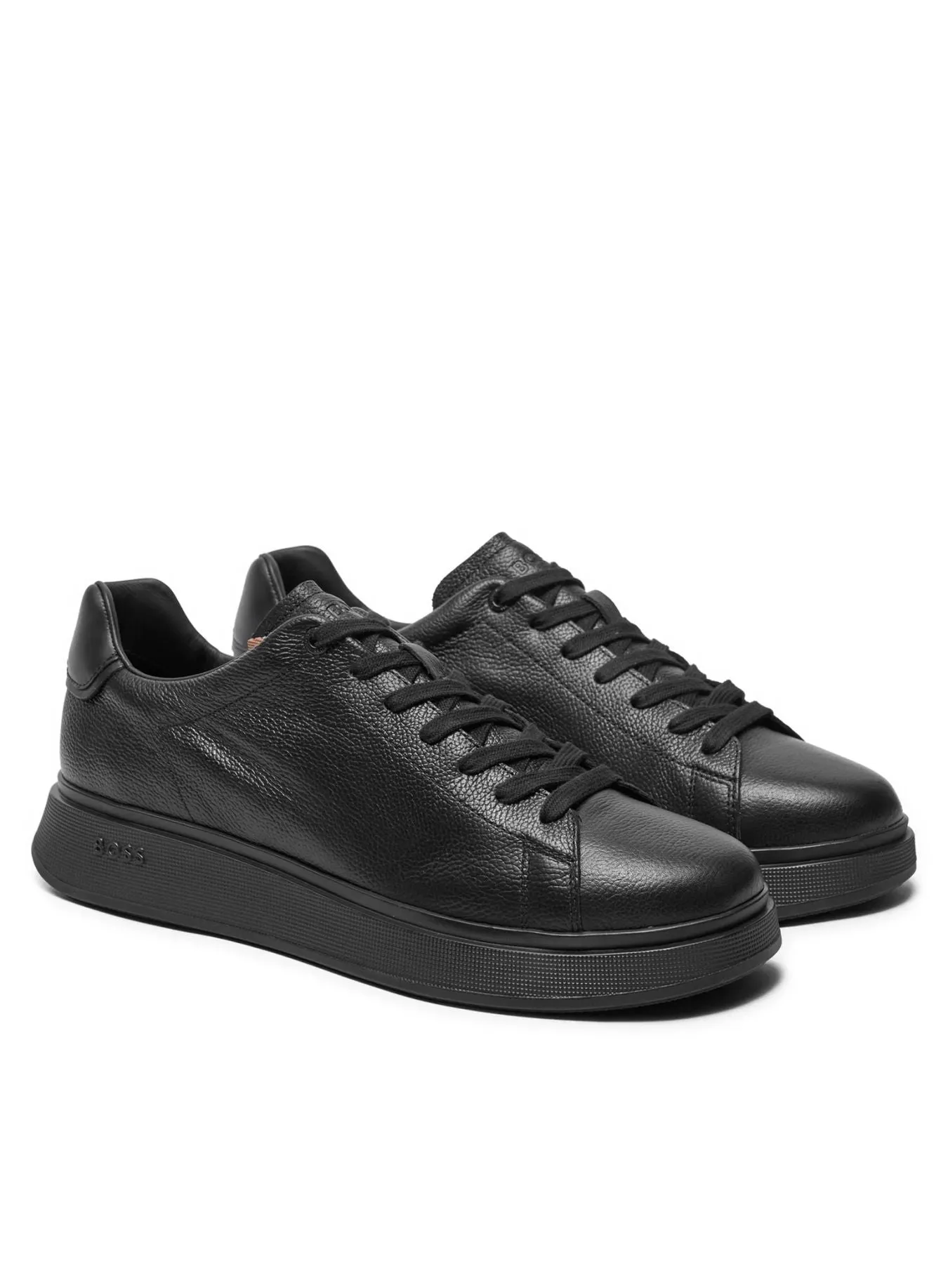 Boss Sneakers in Pelle Nere -Bulton