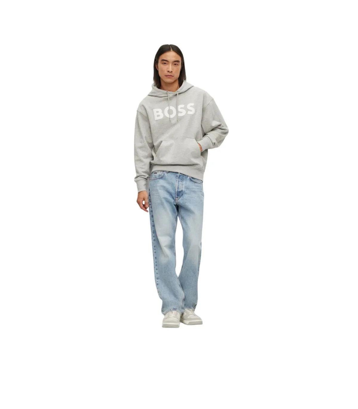 Boss Uomo Felpa Con Cappuccio  WebasicHood