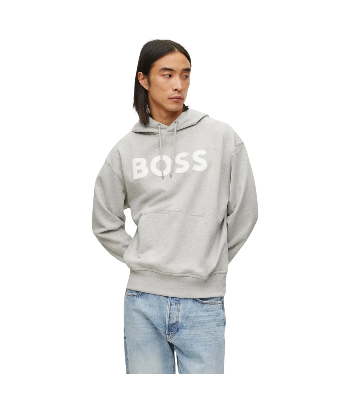 Boss Uomo Felpa Con Cappuccio  WebasicHood