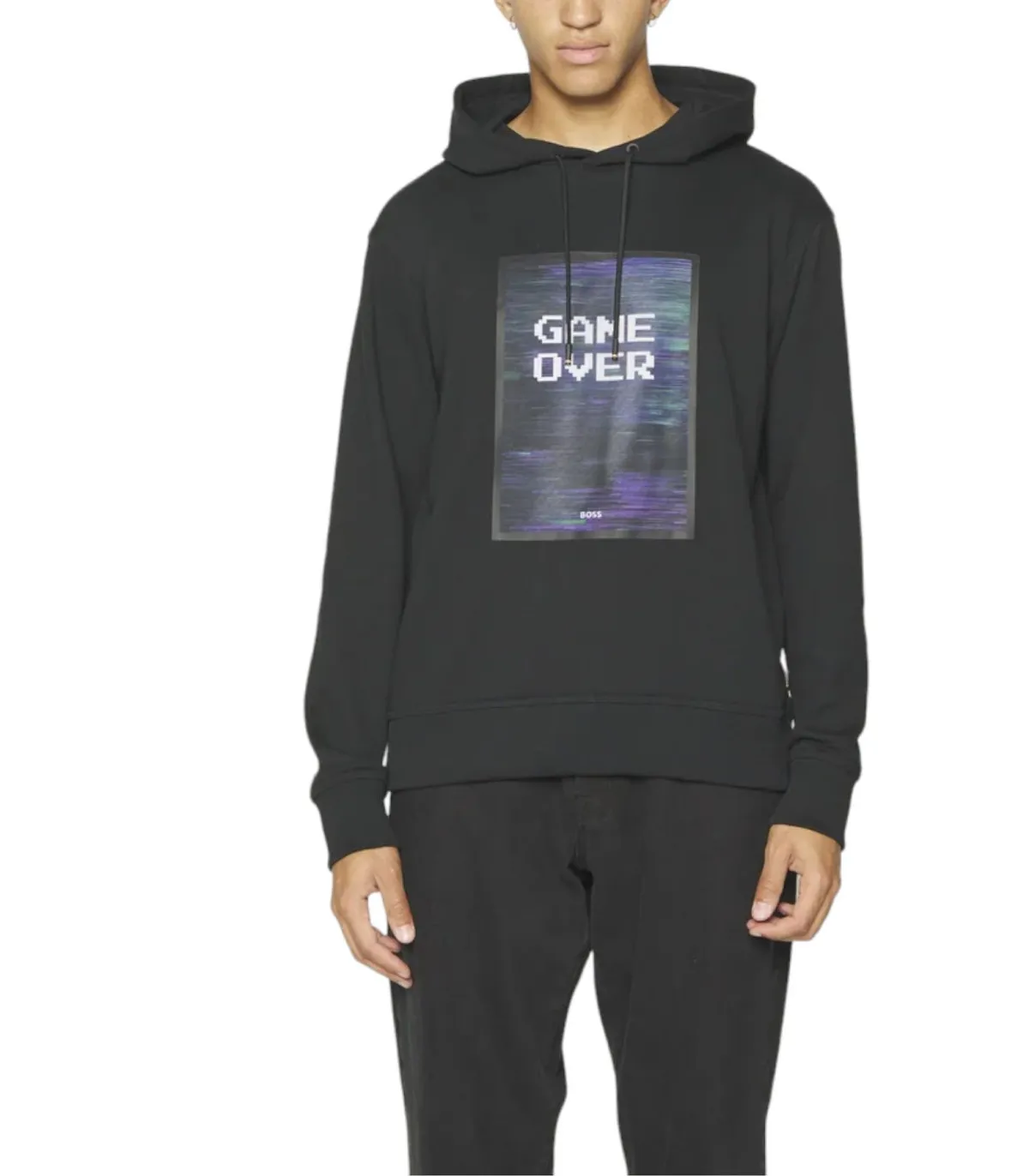Boss Uomo Felpa Con Cappuccio  Weglitchhood