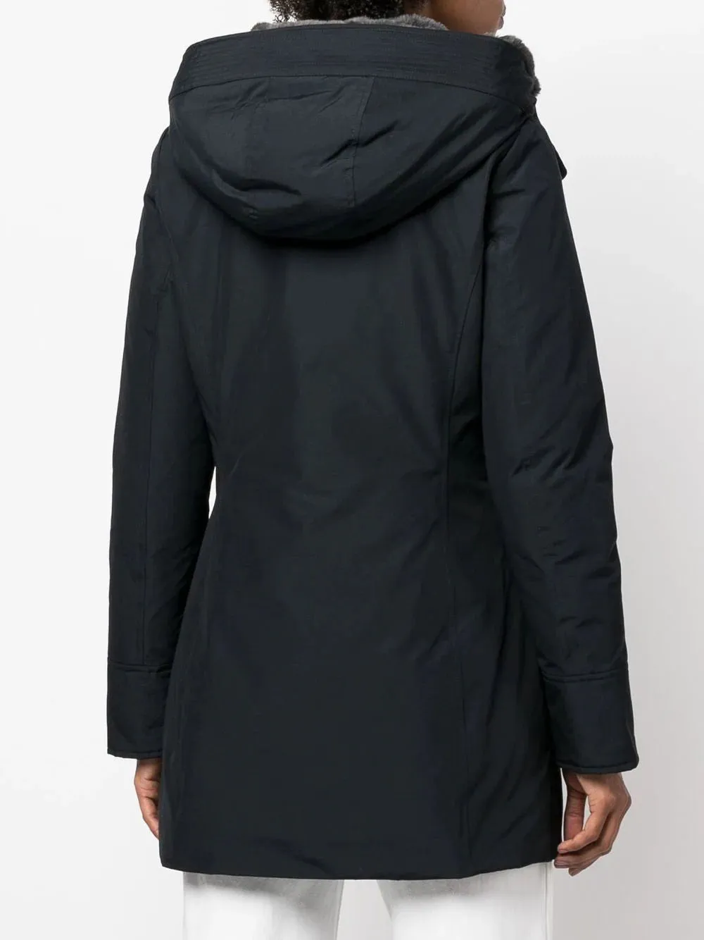 Boulder Parka in Ramar Cloth con cappuccio e collo removibile in pelliccia sintetica