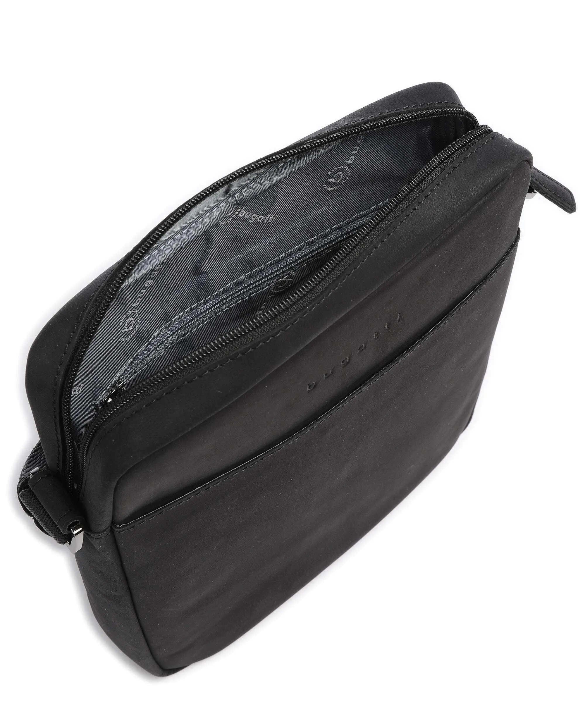  Bugatti Luca Borsa a tracolla pelle di capra nero  