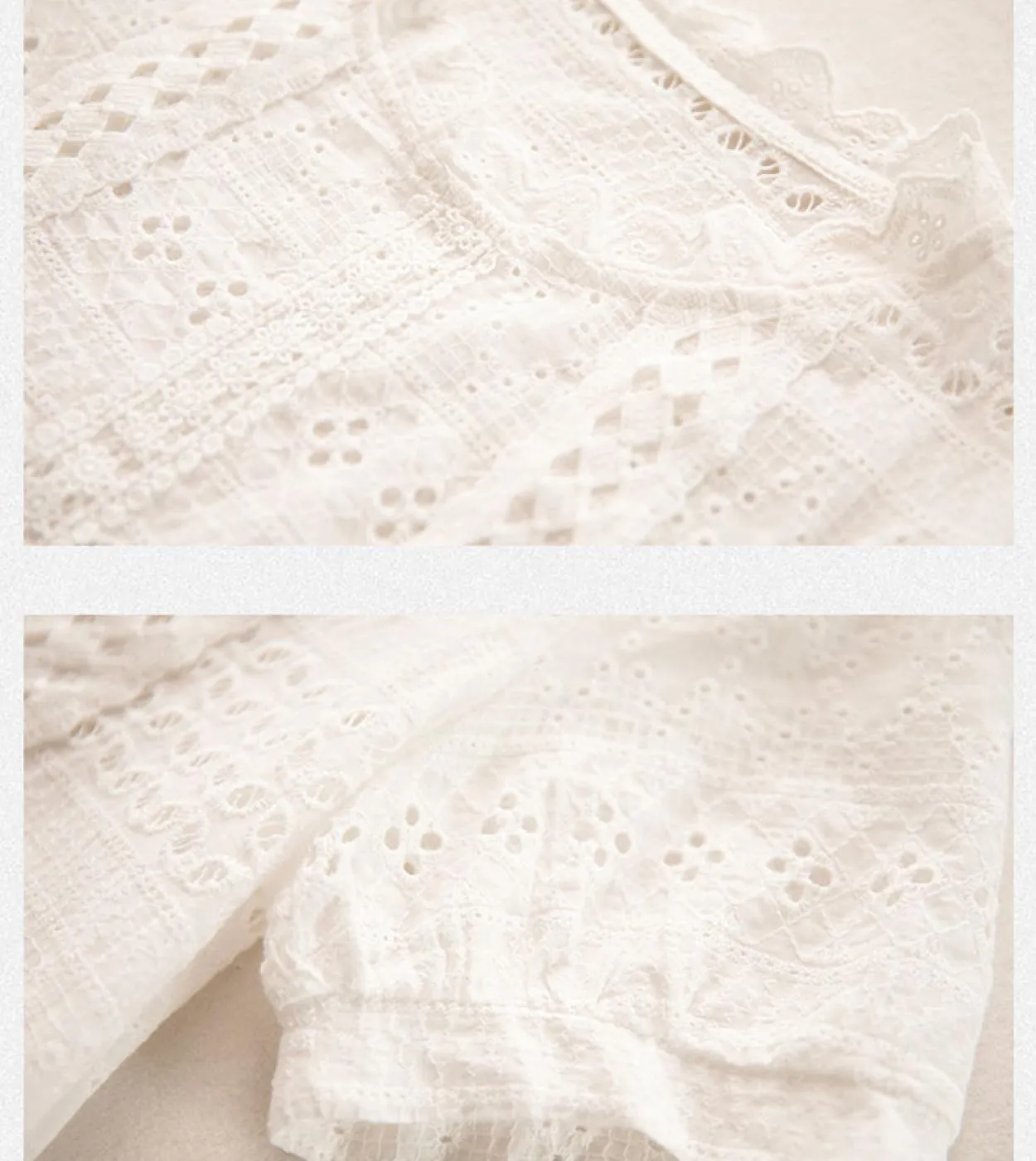 Camicette in cotone bianco Camicette in cotone bianco estivo Camicetta da donna in stile francese da donna