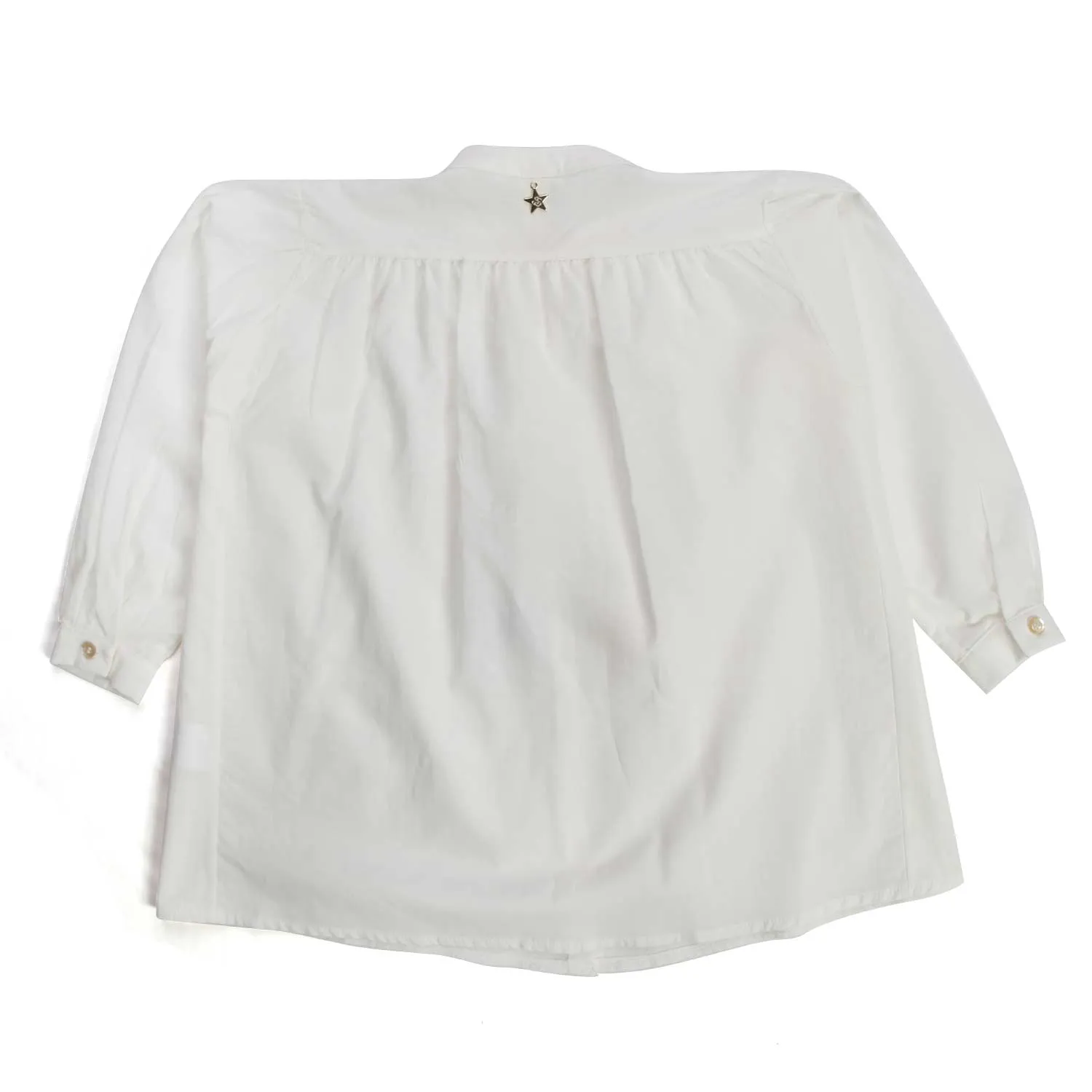 Camicia Color Burro Bambina E Teenager