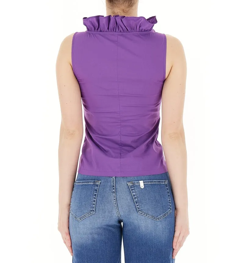 Camicia con rouches